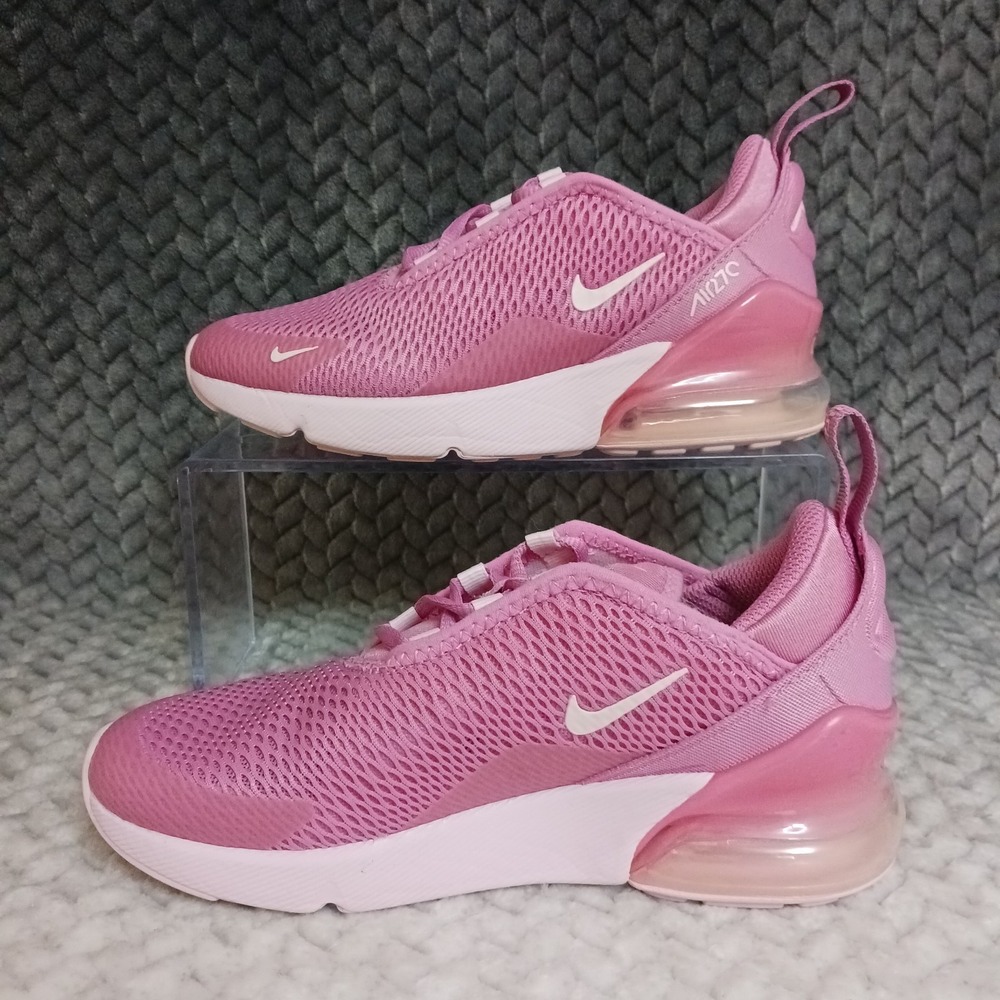 Nike Air Max 270 Pink Foam PS Walking Running Sneakers Shoes Size 1.5Y - Picture 2 of 14